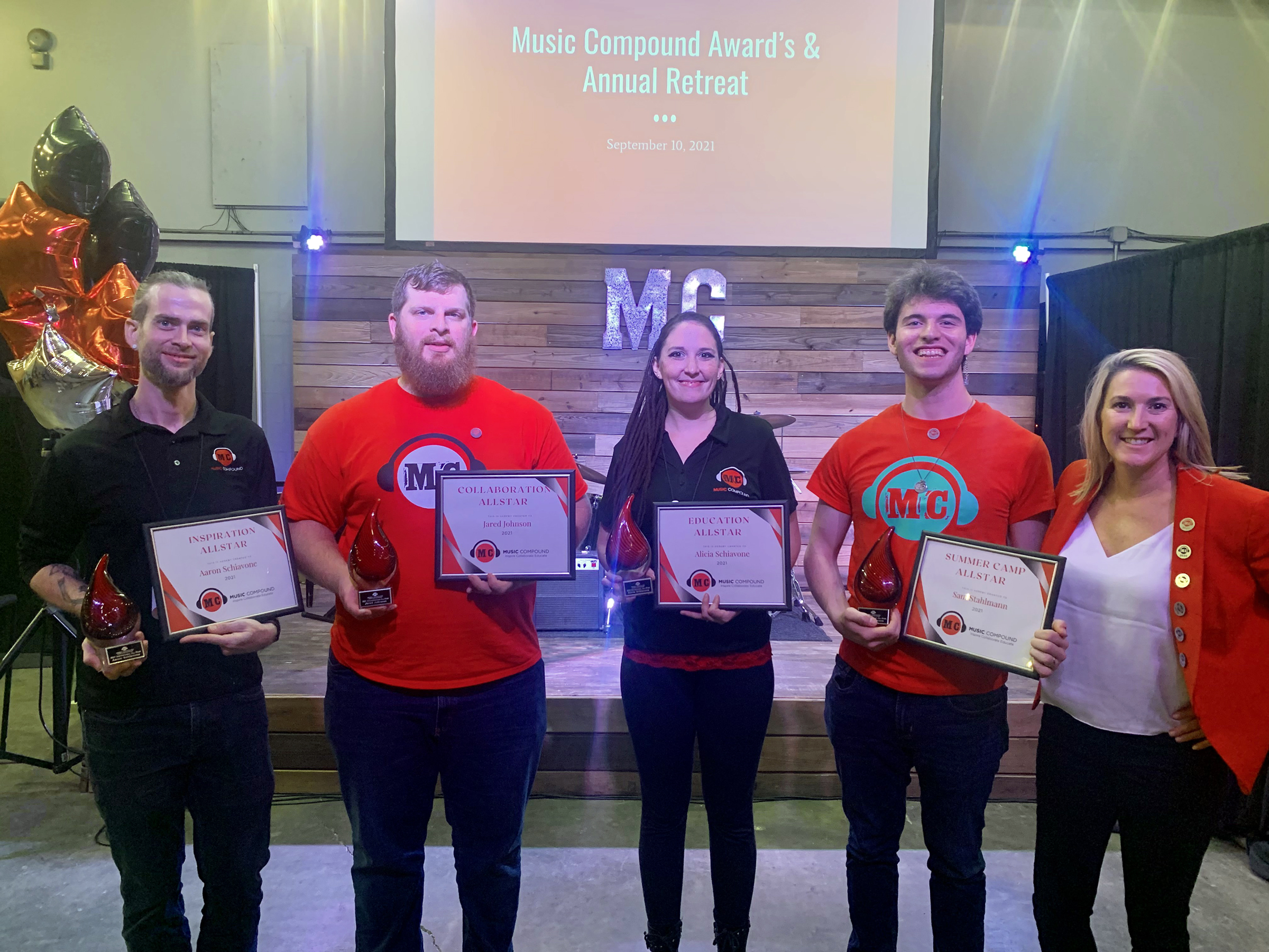Music Compound honors exceptional employees